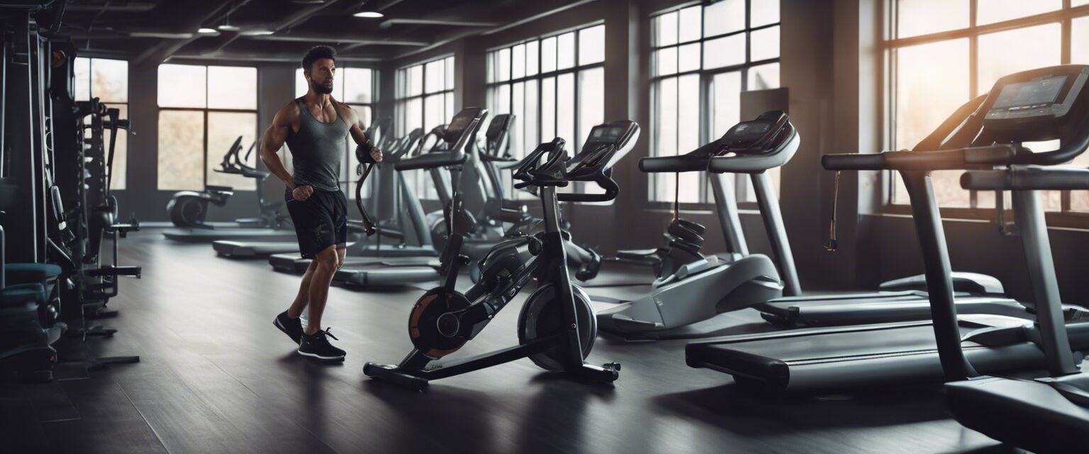 Smart Gym Equipment Lifestyle Image